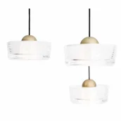 Lampy sufitowe - Lampa wisząca Lipari P0543 Maxlight LED 22W 3000K kaskada złota - miniaturka - grafika 1