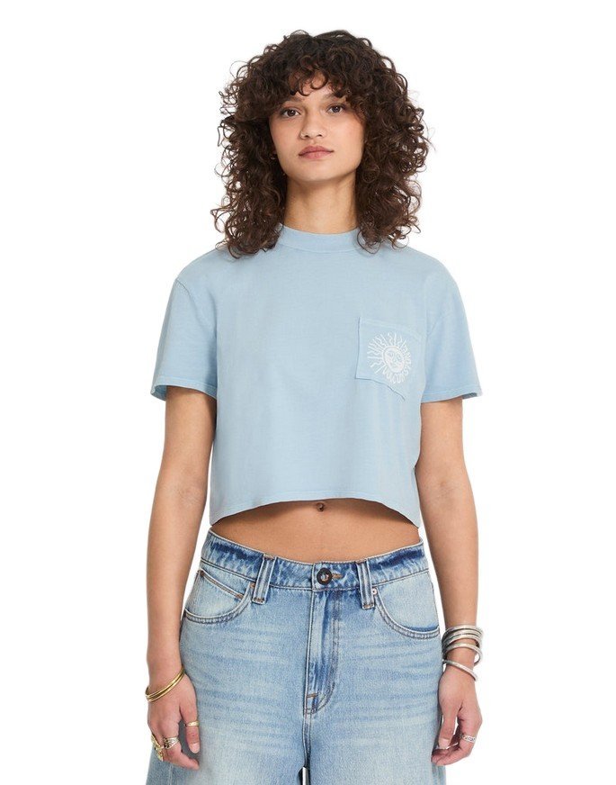 Koszulka VOLCOM 26 F Pocket Dial - Cali Blue - S