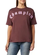 Koszulki i topy damskie - Champion T-Shirt Damski, Czekolada, M - miniaturka - grafika 1