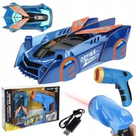 Zabawki zdalnie sterowane - Samochód jeżdżący po ścianach Rc niebieski - model lub pojazd - miniaturka - grafika 1