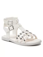 Buty dla dziewczynek - Geox Sandały J S.Karly G. C 2535C 000BC C1000 M Biały - miniaturka - grafika 1