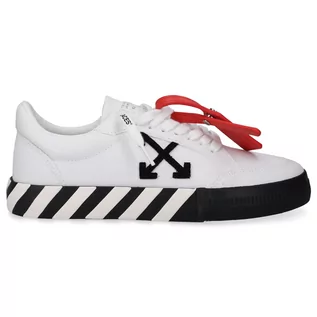 Trampki damskie - Off-White Trampki niskie VULCANIZED  płótno - grafika 1