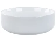 Umywalki - Umywalka nablatowa ceramiczna okrągła  36 cm biała CATI - miniaturka - grafika 1