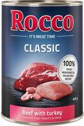 Mokra karma dla psów - Rocco Classic, 6 x 400 g - NOWOŚĆ! Wołowina i indyk - miniaturka - grafika 1