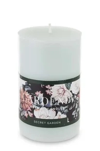 Pl Świeca Gardenia Walec Średni Fi7 Zielony-Prom. - Świece - miniaturka - grafika 1