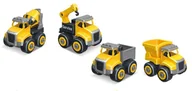 Zabawy w naśladowanie dorosłych - ŻÓLTE AUTO BUDOWLANE DO SKRĘCANIA DLA DZIECI - miniaturka - grafika 1