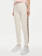 Spodnie sportowe damskie - Guess Spodnie dresowe Britney V2YB15 KB3P2 Écru Regular Fit - miniaturka - grafika 1