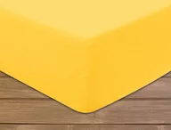 Prześcieradła - Prześcieradło frotte 140x200 z gumką jasny żółty Darymex - miniaturka - grafika 1