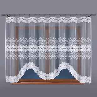 Markizeta Firanka konfekcjonowana Bastia 648107 160x400 cm. 648107/BIS/001/160400/1 - Firany Markizeta Firanka konfekcjonowana Bastia 648107 160x400 cm. 648107/BIS/001/160400/1 - Firany - miniaturka - grafika 1