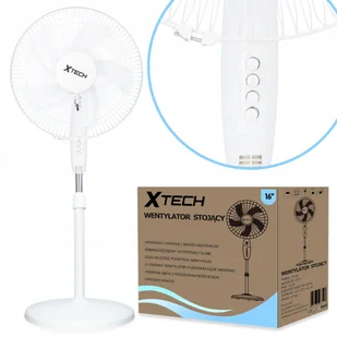 Wentylator Xtech FS40 Biały - Wentylatory - miniaturka - grafika 1