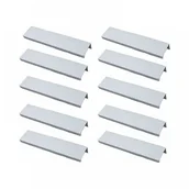 Zawiasy, okucia i inne akcesoria - Uchwyt - Stop aluminium - do szafek, szuflad -10 sztuk - 32*64*80mm - Biały - miniaturka - grafika 1