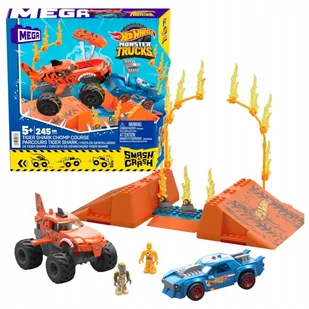 Mega Hot Wheels Monster Truck Tiger Shark Zestaw Klocki - Klocki - miniaturka - grafika 1