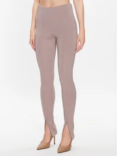 Calvin Klein Legginsy K20K205357 Beżowy Slim Fit - Legginsy - miniaturka - grafika 1