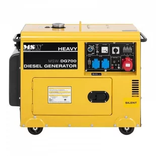 Agregat prądotwórczy MSW diesel - 4,4 kW - 230 V - 400 V - MSW - MSW-DG700 - Agregaty prądotwórcze - miniaturka - grafika 6