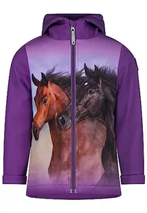SALT AND PEPPER Dziewczęca kurtka softshellowa outdoorowa, Grape, 104 cm - Kurtki i płaszcze dla dziewczynek - miniaturka - grafika 1