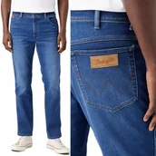 Spodnie męskie - Wrangler TEXAS TAPER Last Kiss klasyczne zwężane spodnie jeansowe W29 L32 - miniaturka - grafika 1