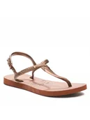 Sandały damskie - Havaianas Sandały 41447561976 Złoty - miniaturka - grafika 1