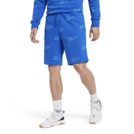 Spodenki męskie - Męskie Spodenki REEBOK RI AOP SHORT IB8448 – Niebieski - miniaturka - grafika 1