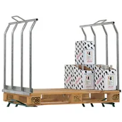 Akcesoria do pakowania - WANZL Uchwyt paletowy, wysokość, 820 mm, ocynkowany 60107055 - miniaturka - grafika 1