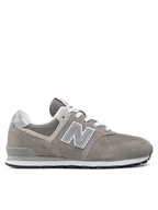 Buty dla dziewczynek - New Balance Sneakersy GC574EVG Szary - miniaturka - grafika 1