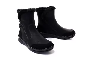 RIEKER 73371-00 black, botki damskie - Rieker - Kozaki damskie - miniaturka - grafika 1