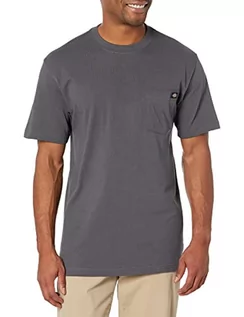 Koszulki męskie - Dickies Koszulka męska z krótkim rękawem z kieszenią dużą, wysoki, węgiel drzewny, XL, węgiel drzewny, XL - grafika 1