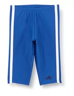 Adidas Chłopięce spodenki kąpielowe z 3 paskami, Niebieski (team royal blue)/Bia?y, 13 Lata - Kąpielówki dla chłopców - miniaturka - grafika 1