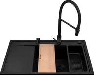 Zlewozmywaki - Pyramis CAMEA 79x50 1B1D R+bateri SERINA BE - miniaturka - grafika 1