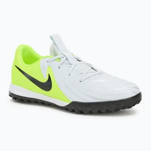Buty piłkarskie dziecięce Nike Phantom GX 2 Academy TF metallic silver/volt/black WYSYŁKA W 24H 30 DNI NA ZWROT - Piłka nożna - miniaturka - grafika 1