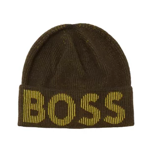 BOSS Czapka Lamico | z dodatkiem wełny - Czapki męskie - miniaturka - grafika 1