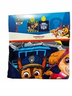 Okrycia kąpielowe dla dzieci - Okrycie z kapturem Ponczo Psi Patrol 115 x 50 cm wielokolorowy - miniaturka - grafika 1
