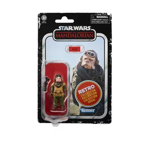 Star Wars Kolekcja retro Kuiil zabawka 9,5 cm skala mandaloriańska figurka kolekcjonerska z akcesoriami, zabawki dla dzieci w wieku od 4 lat F2022 - Figurki dla dzieci - miniaturka - grafika 1