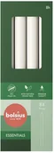Świece - Świeca stołowa BOLSIUS Essentials 8H 23CM 8szt. MROŹNA BIEL - miniaturka - grafika 1