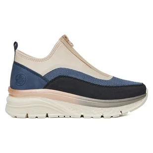 Sneakers Rieker 48053-14 - Sneakersy damskie - miniaturka - grafika 1