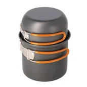 Kuchnia turystyczne i akcesoria - Menażka turystyczna NILS CAMP w zestawie ze sztućcami - miniaturka - grafika 1