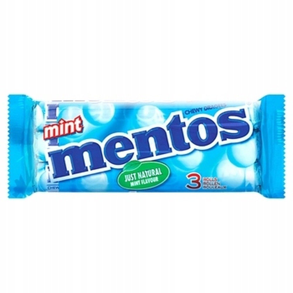 Mentos Miętowe Cukierki do Żucia 3 x 38 g