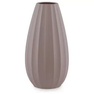 Wazon COB kolor cappuccino styl boho do wewnątrz ameliahome - VASE/AH/COB/CACAO/18X33,5 - Wazony i flakony - miniaturka - grafika 1