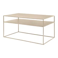 Ławy i stoliki kawowe - Beżowy metalowy stolik 50x90 cm Fera – Blomus - miniaturka - grafika 1