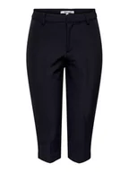 Spodnie damskie - ONLY Spodnie capri Gitta 15349571 Czarny Slim Fit - miniaturka - grafika 1