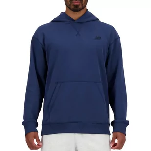 Bluza New Balance MT41534NNY - granatowa - Bluzy sportowe męskie - miniaturka - grafika 1