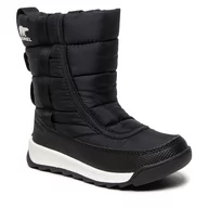 Śniegowce damskie - Sorel Śniegowce Childrens Whitney II Puffy Mid Wp NC3873 Black 010 - miniaturka - grafika 1