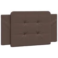 Inne meble do sypialni - vidaXL Poduszka na wezgłowie, brązowa, 100 cm, sztuczna skóra - miniaturka - grafika 1