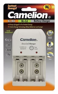 Camelion Plug-In Battery Charger BC-0904S 2x lub 4xNi-MH AA/AAA lub 1-2x 9V Ni-MH - Baterie i akcesoria - miniaturka - grafika 1