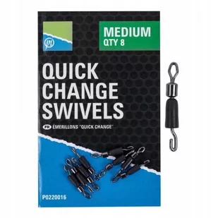 Łącznik Preston Quick Change Swivels - Small - Inne akcesoria dla wędkarzy - miniaturka - grafika 1