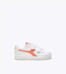 Diadora Game P PS Girl, Trampki, Fusion Coral/White, 28 EU, Fusion Coral White, 28 EU - Buty dla dziewczynek - miniaturka - grafika 1