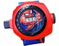 Figurki dla dzieci - SPIDERMAN ZEGAREK 3D Z PROJEKTOREM CZŁOWIEK PAJĄK WYŚWIETLA OBRAZKI IKONY - miniaturka - grafika 1
