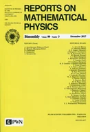 Podręczniki dla szkół wyższych - Reports on Mathematical Physics 70/3 Pergamon - miniaturka - grafika 1