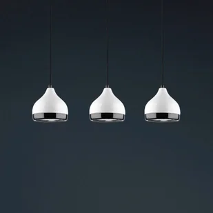 Opviq Lampa wisząca Yildo 6878 biały/czarny metal 3-punktowa liniowa - Lampy sufitowe - miniaturka - grafika 1