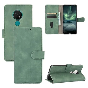 Gangxun Kompatybilny z Nokia 7.2 / 6.2 Portfel Case, Skórzana okładka folio Funkcja podpórki Magnetyczne etui do Nokia 7.2 / 6.2 Cover Zielony - Portfele - miniaturka - grafika 1