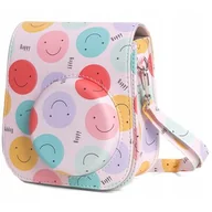 Akcesoria fotograficzne - Futerał Etui Case Do Fujifilm Fuji Instax Mini 11 /  Uśmiechnięte Buzie - miniaturka - grafika 1